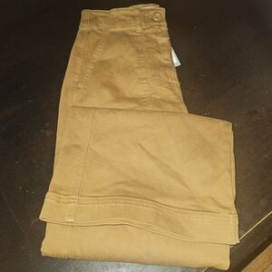 Everlane Women's Golden Brown Wide Leg Jeans